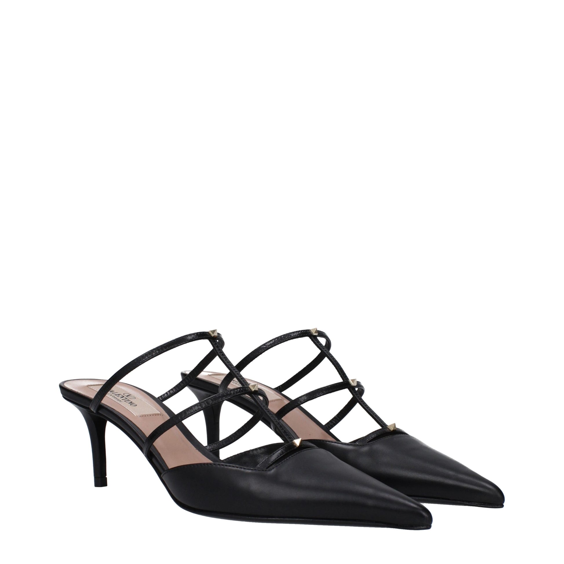 Black Leather Sandal