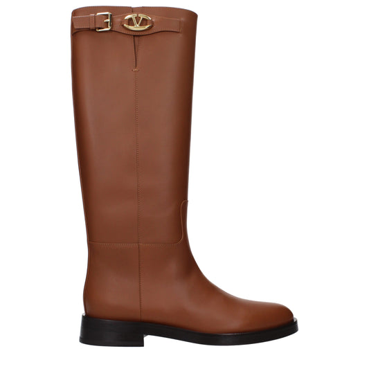Brown Leather Boot