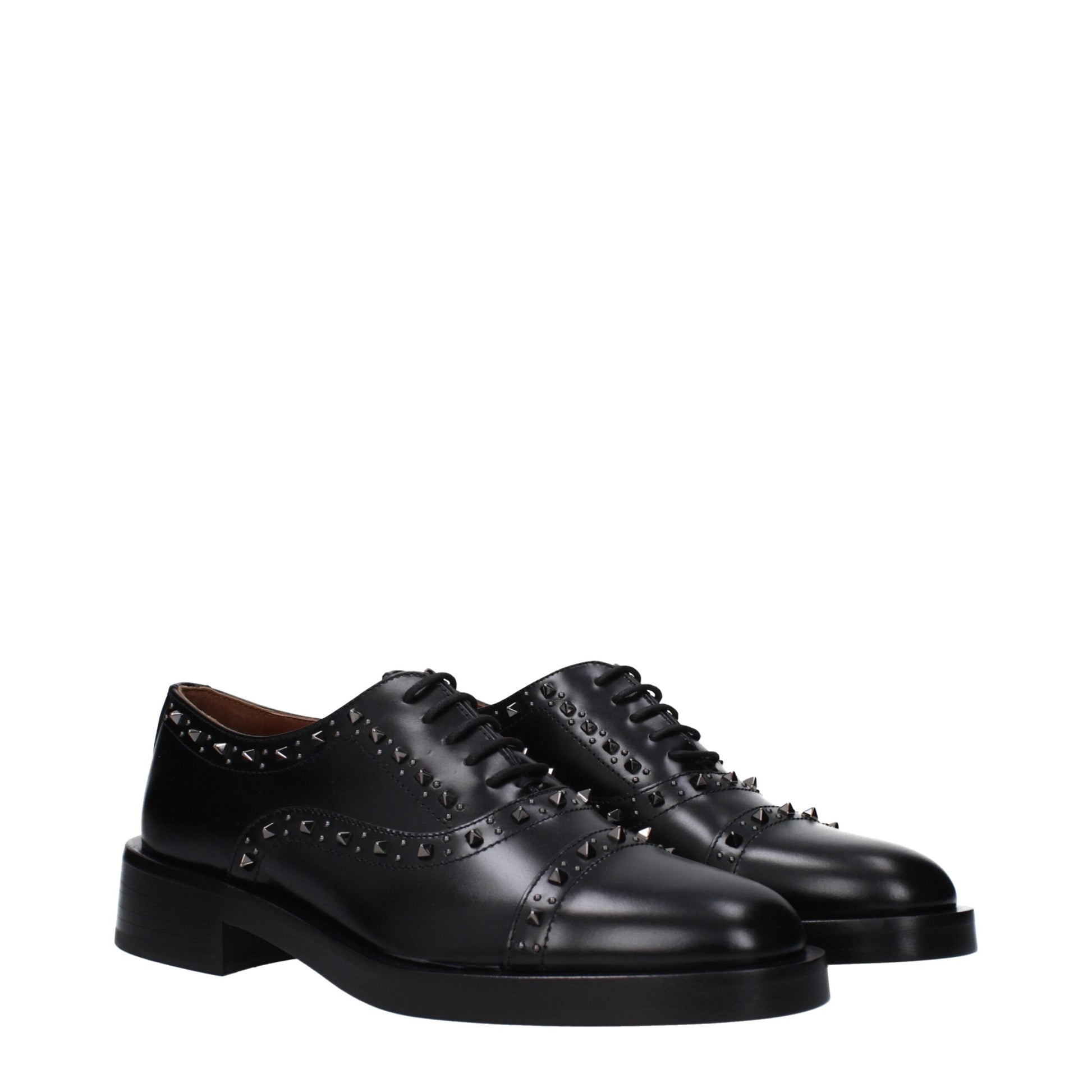 Black Leather Oxfords And Derby