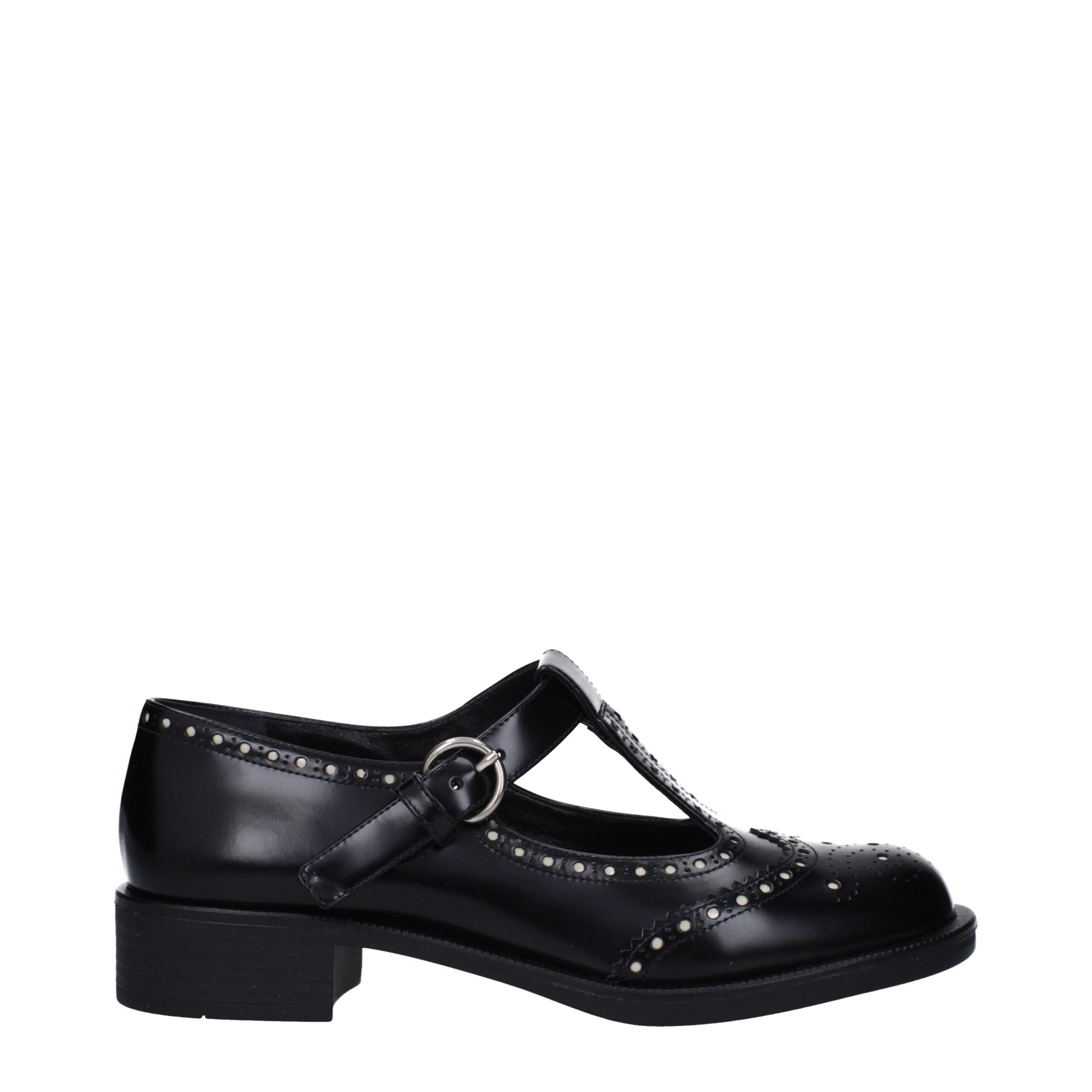 Black Leather Oxfords And Derby