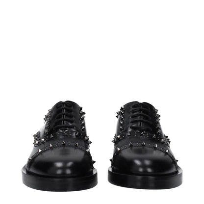 Black Leather Oxfords And Derby