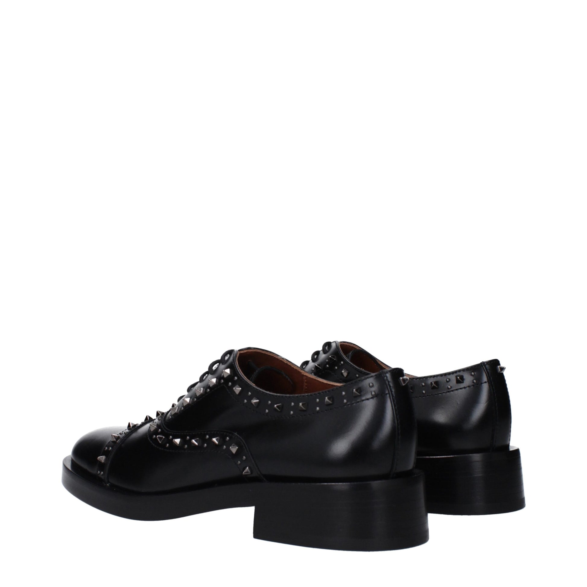 Black Leather Oxfords And Derby