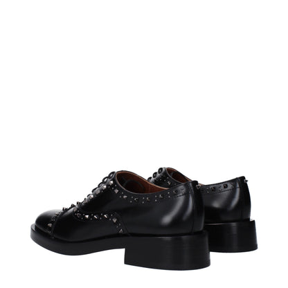 Black Leather Oxfords And Derby
