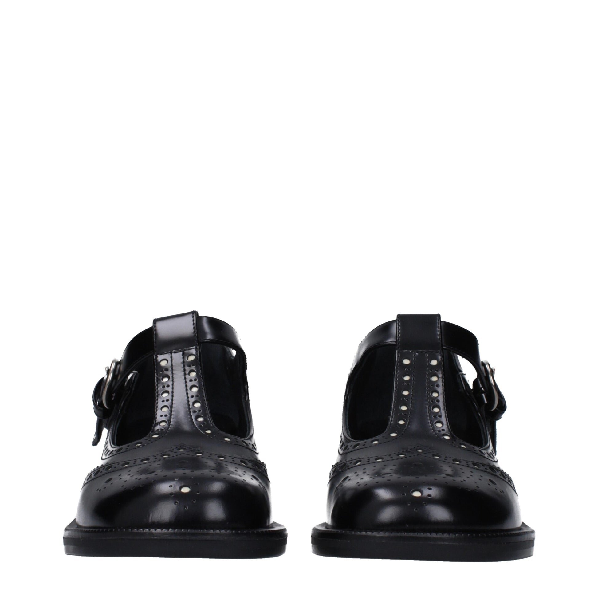 Black Leather Oxfords And Derby