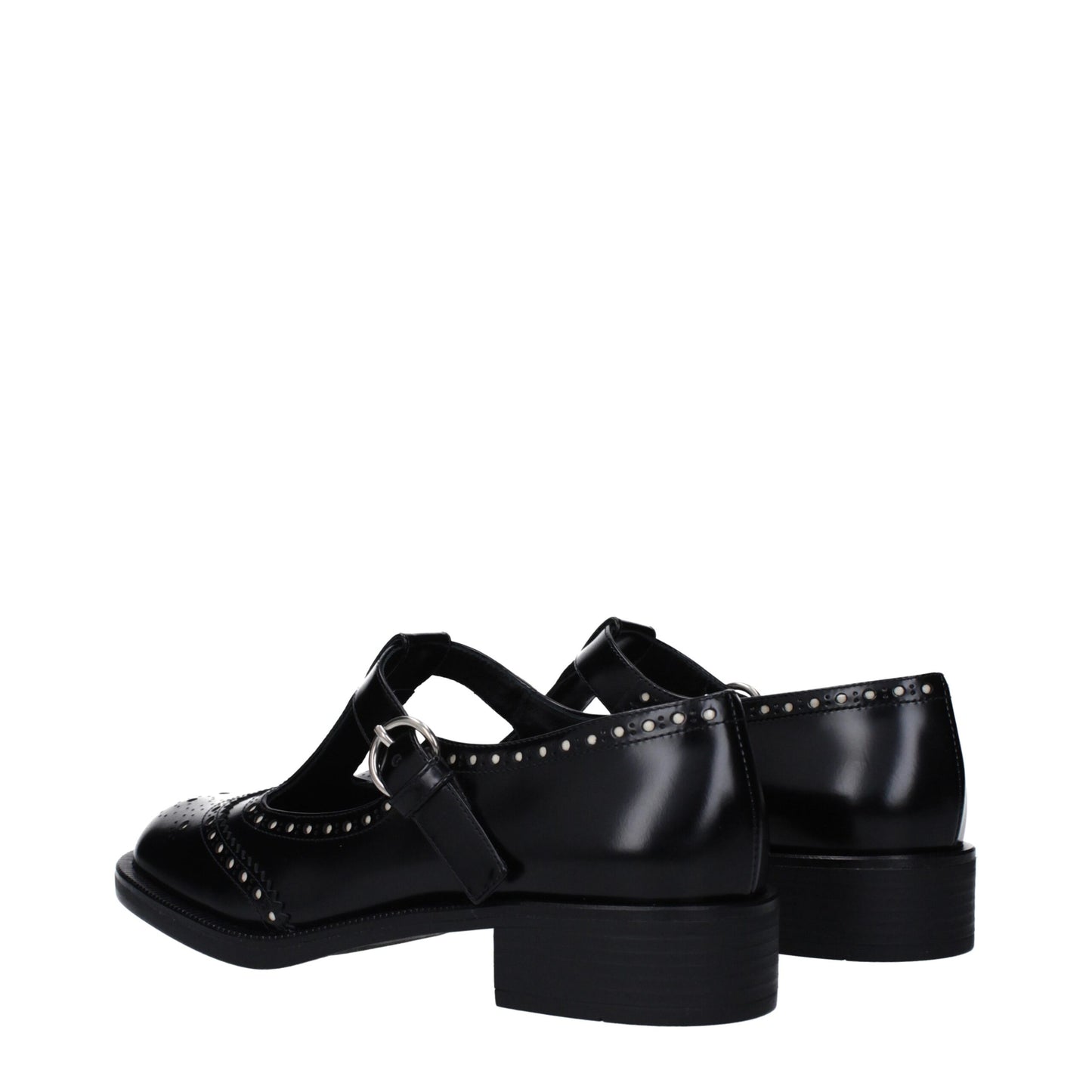 Black Leather Oxfords And Derby