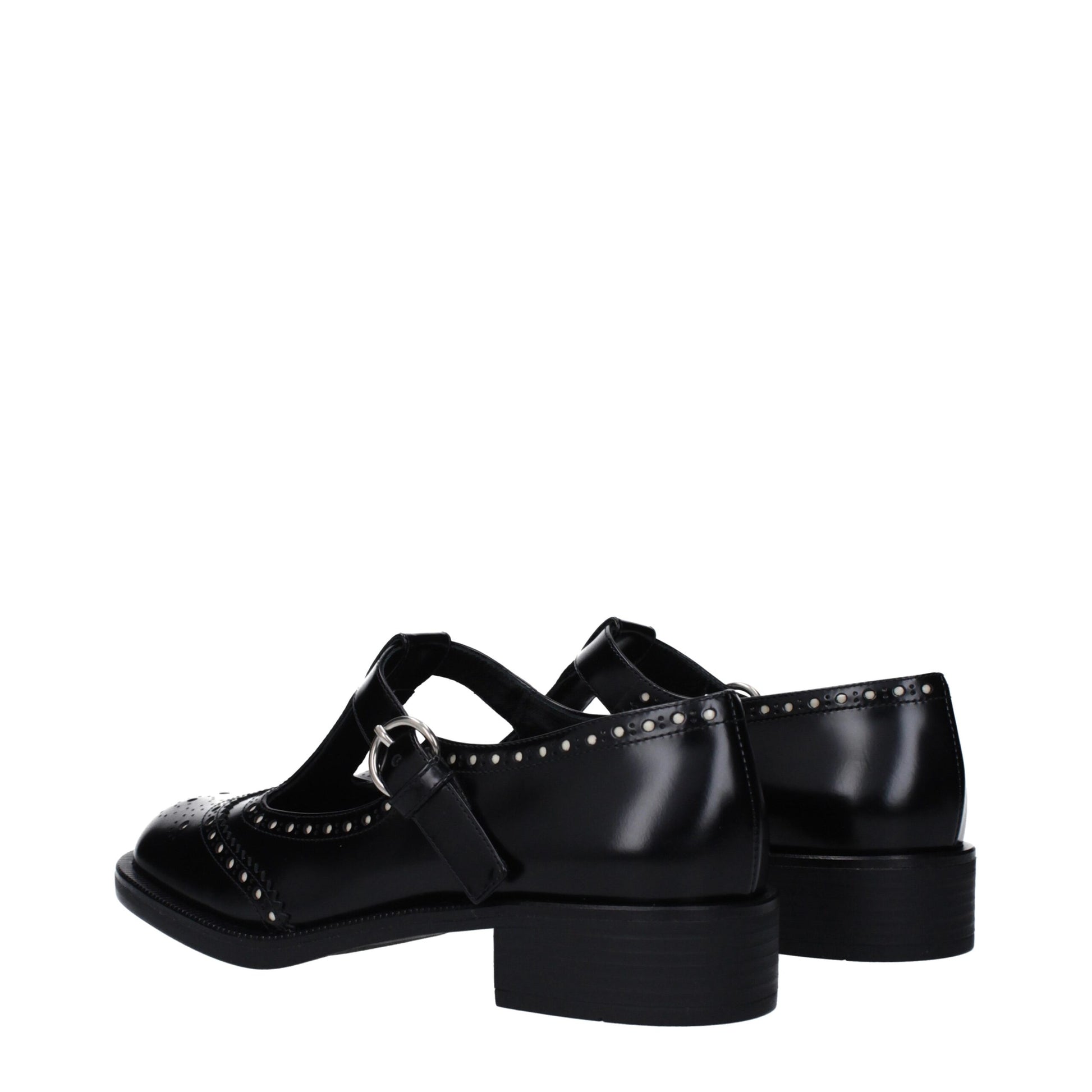 Black Leather Oxfords And Derby