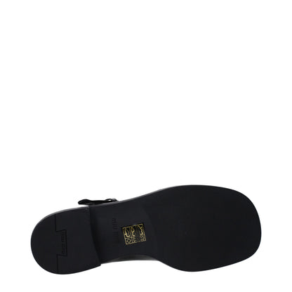 Black Leather Oxfords And Derby