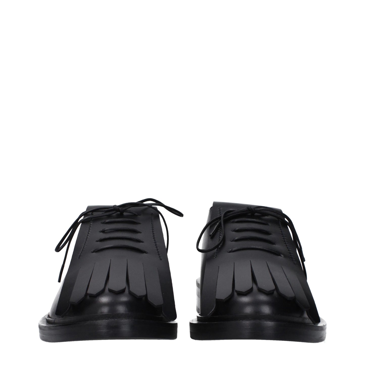 Black Leather Oxfords And Derby