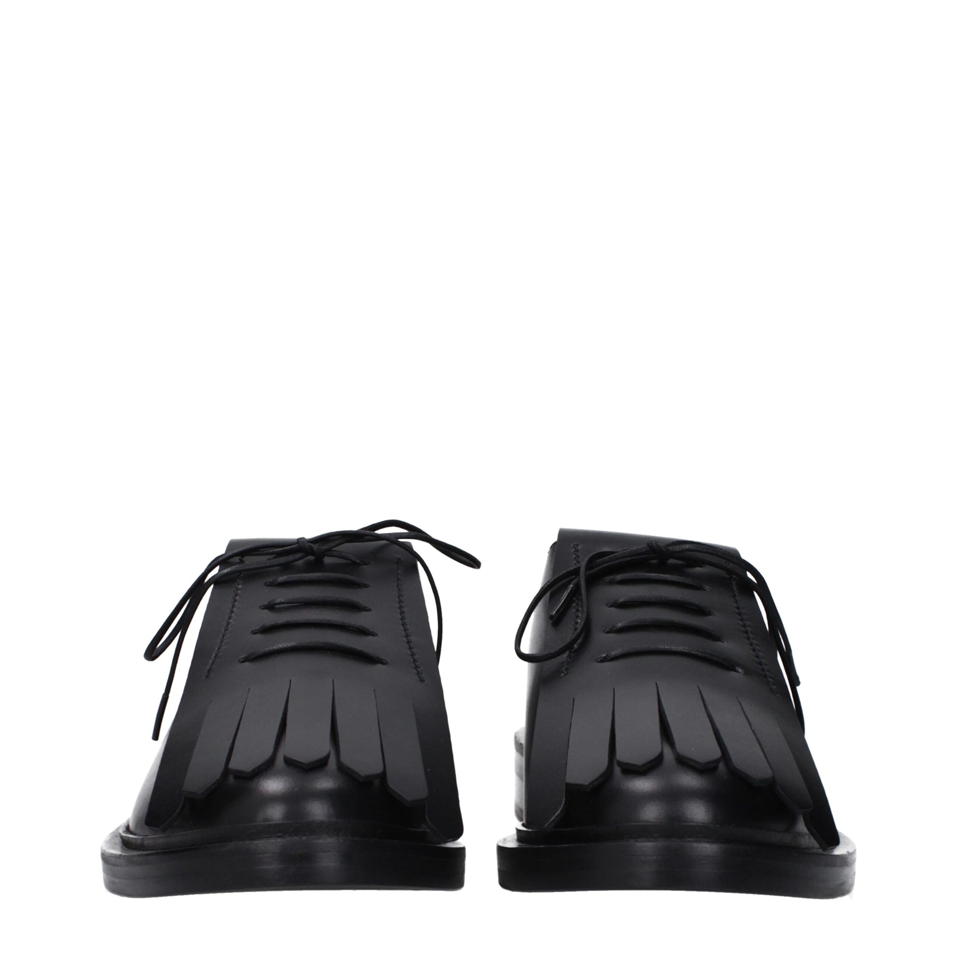 Black Leather Oxfords And Derby