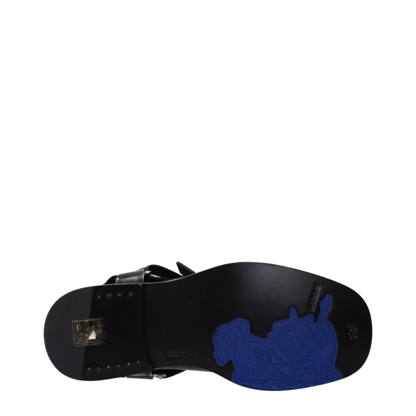 Bota de piel negra