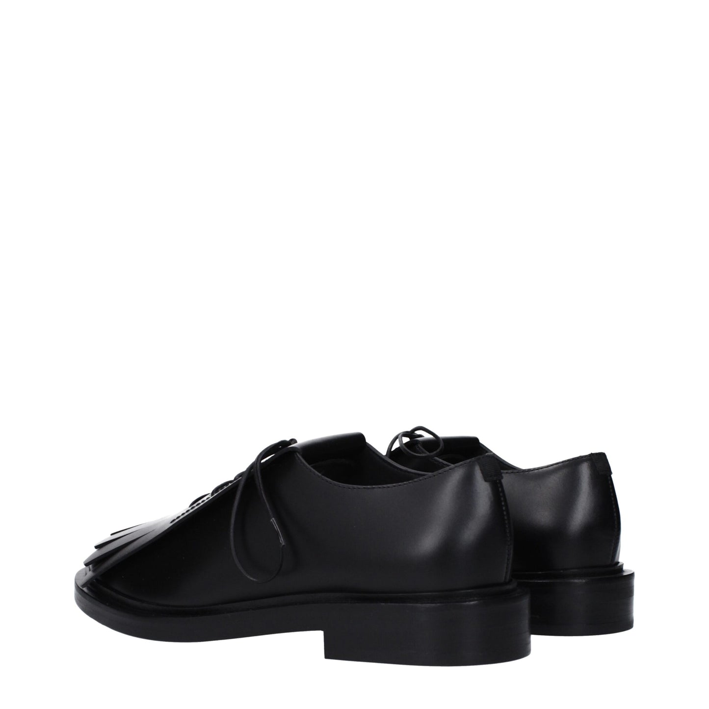 Black Leather Oxfords And Derby