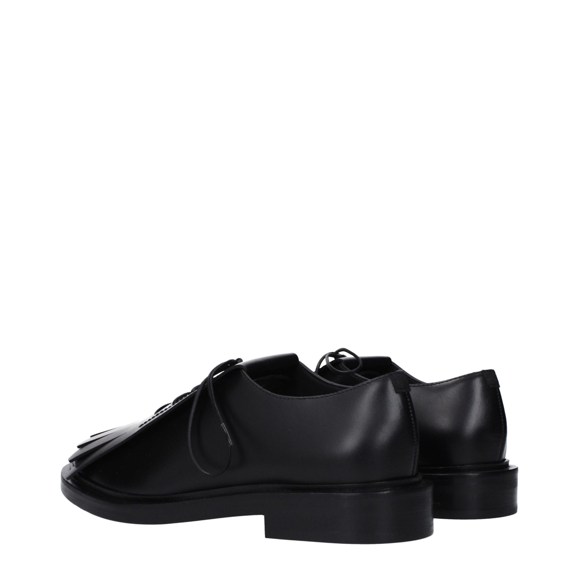 Black Leather Oxfords And Derby