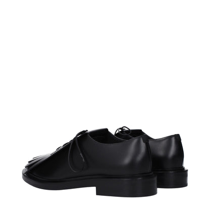 Black Leather Oxfords And Derby
