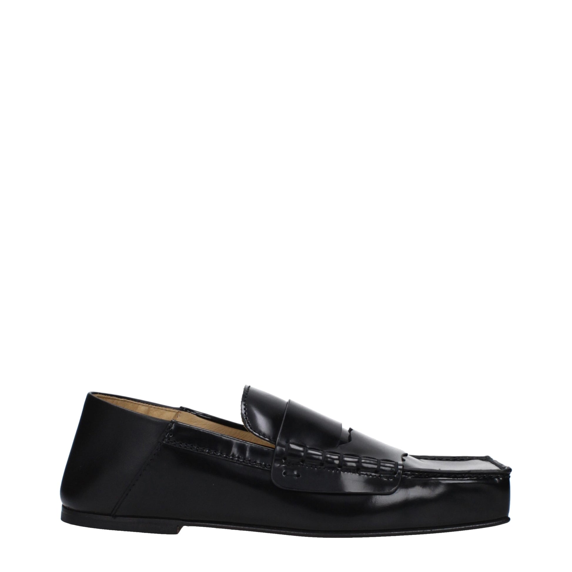 Black Leather Loafer