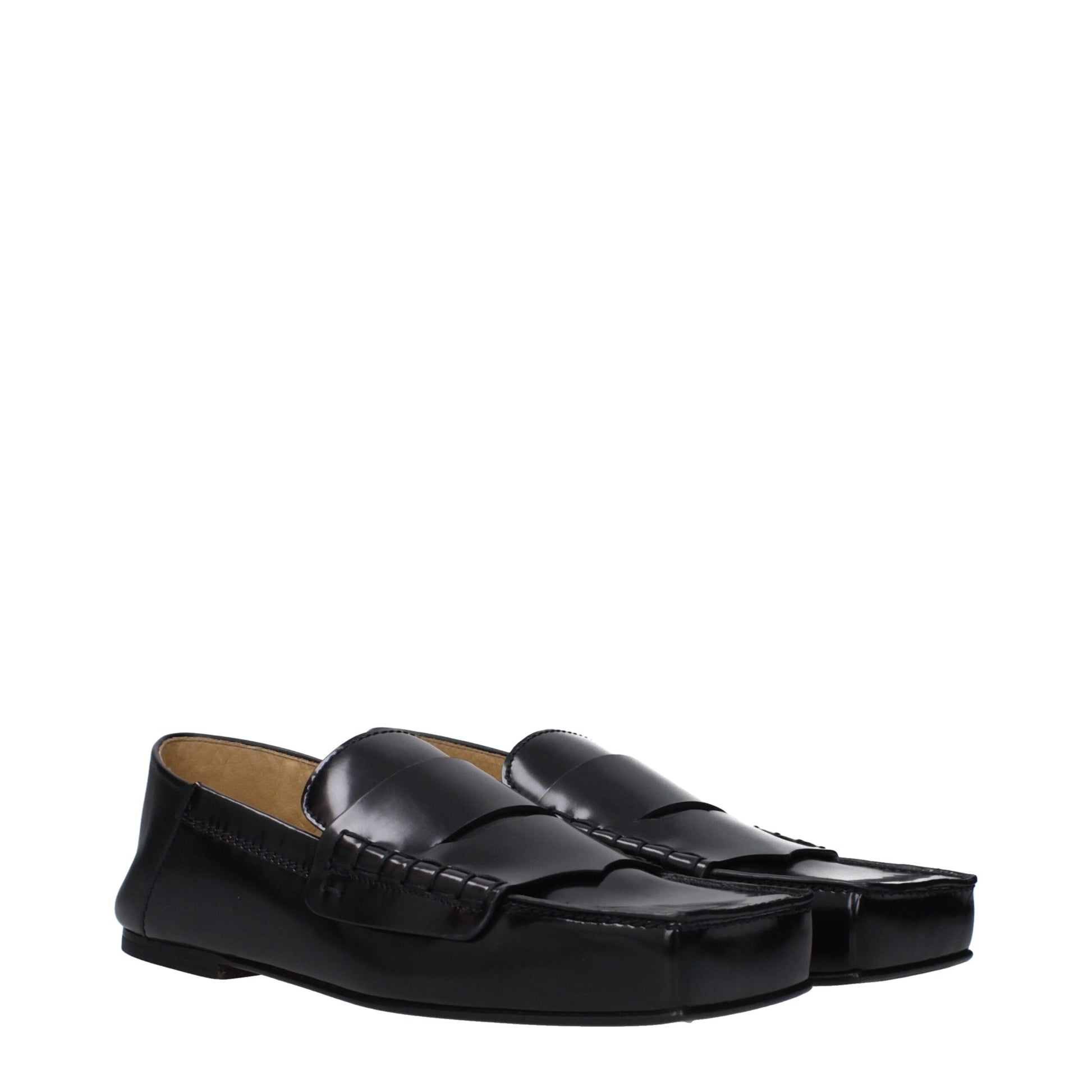 Black Leather Loafer