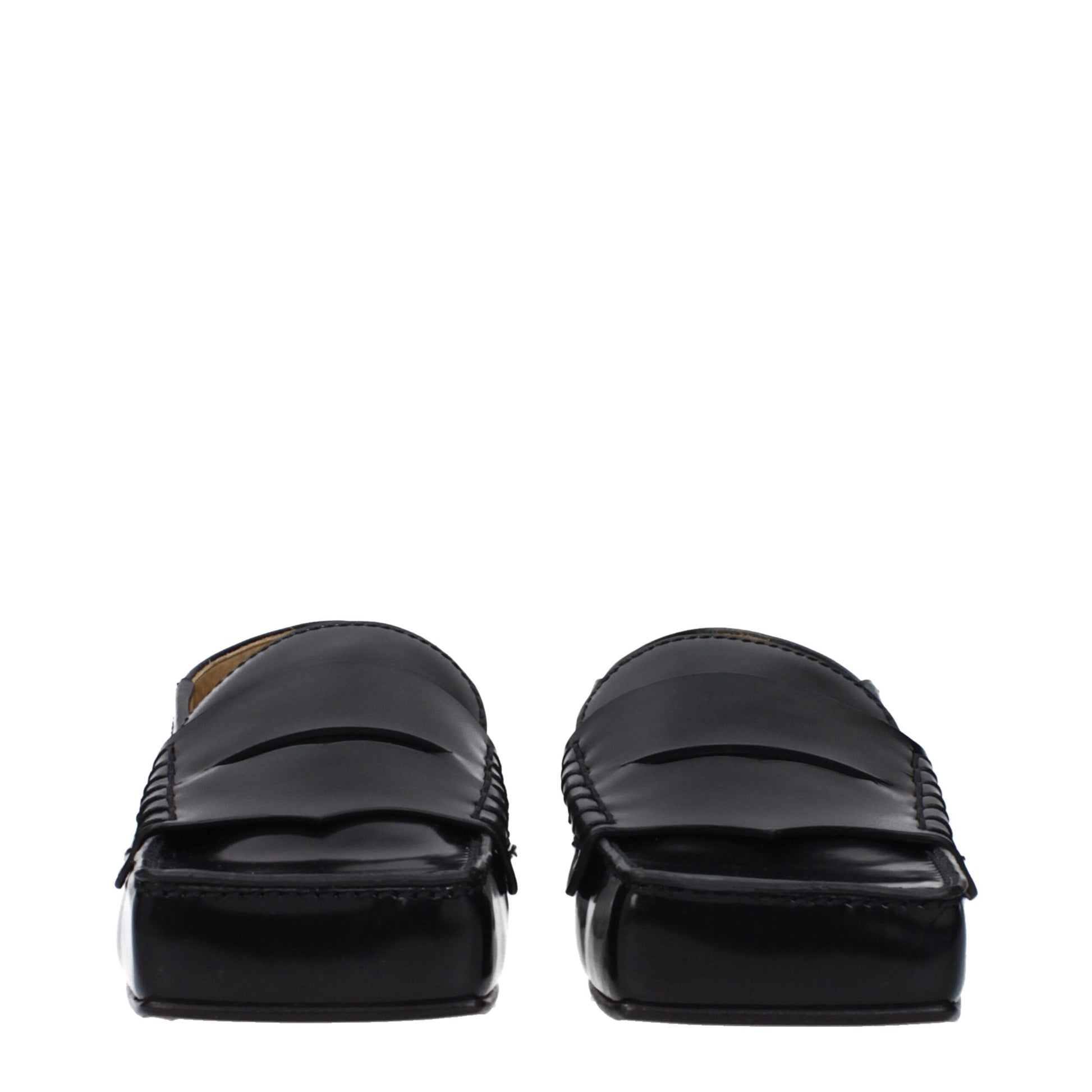 Black Leather Loafer
