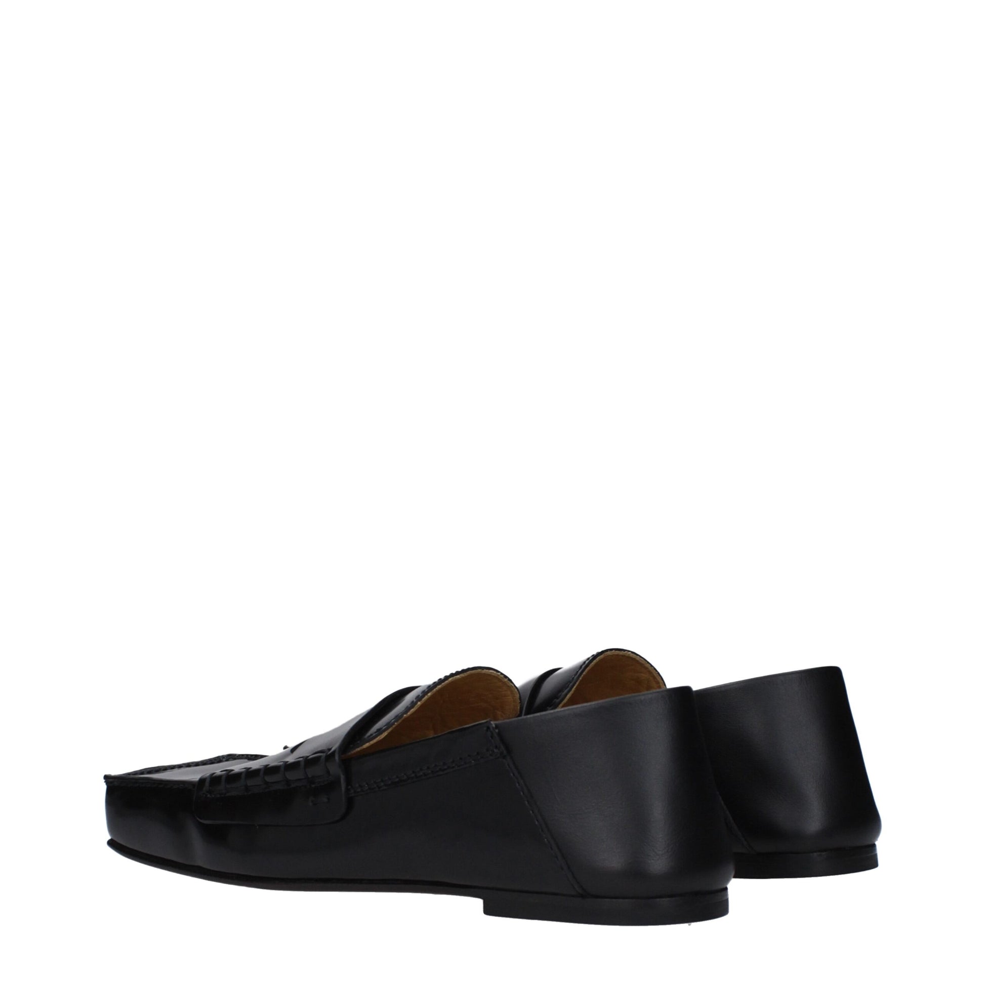 Black Leather Loafer