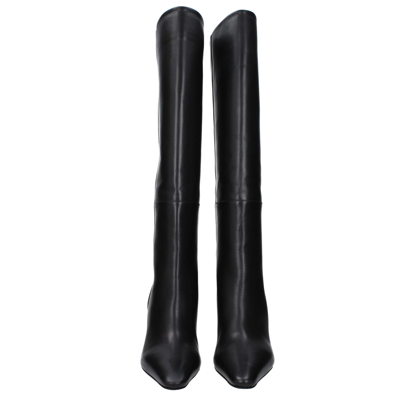 Bota de piel negra