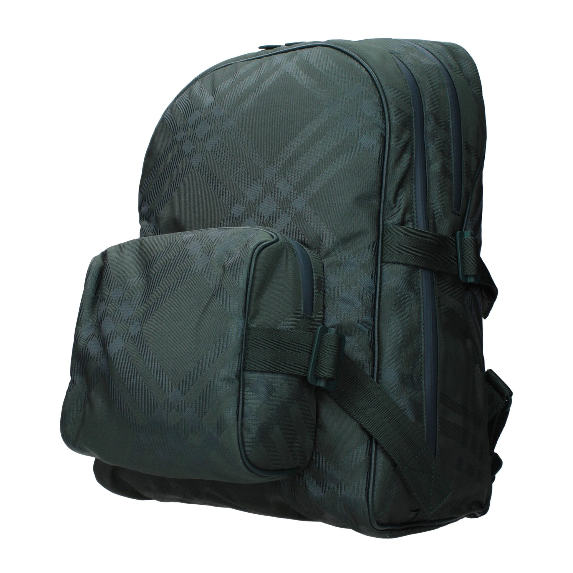 Green Fabric Backpacks