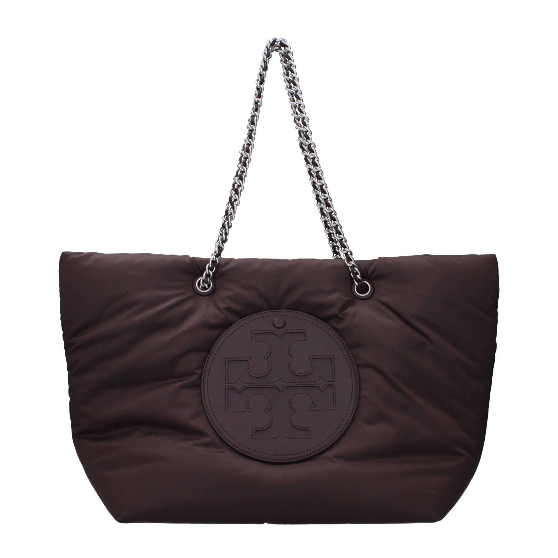 Purple Fabric Shoulder Bags