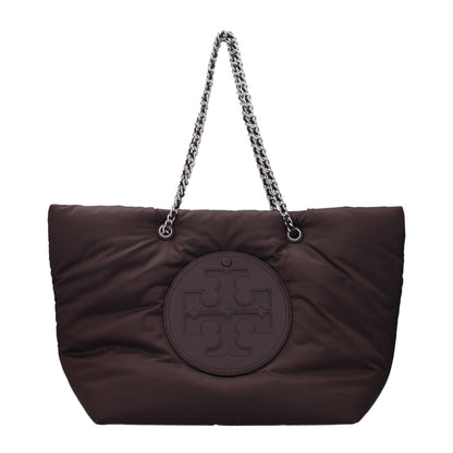 Purple Fabric Shoulder Bags