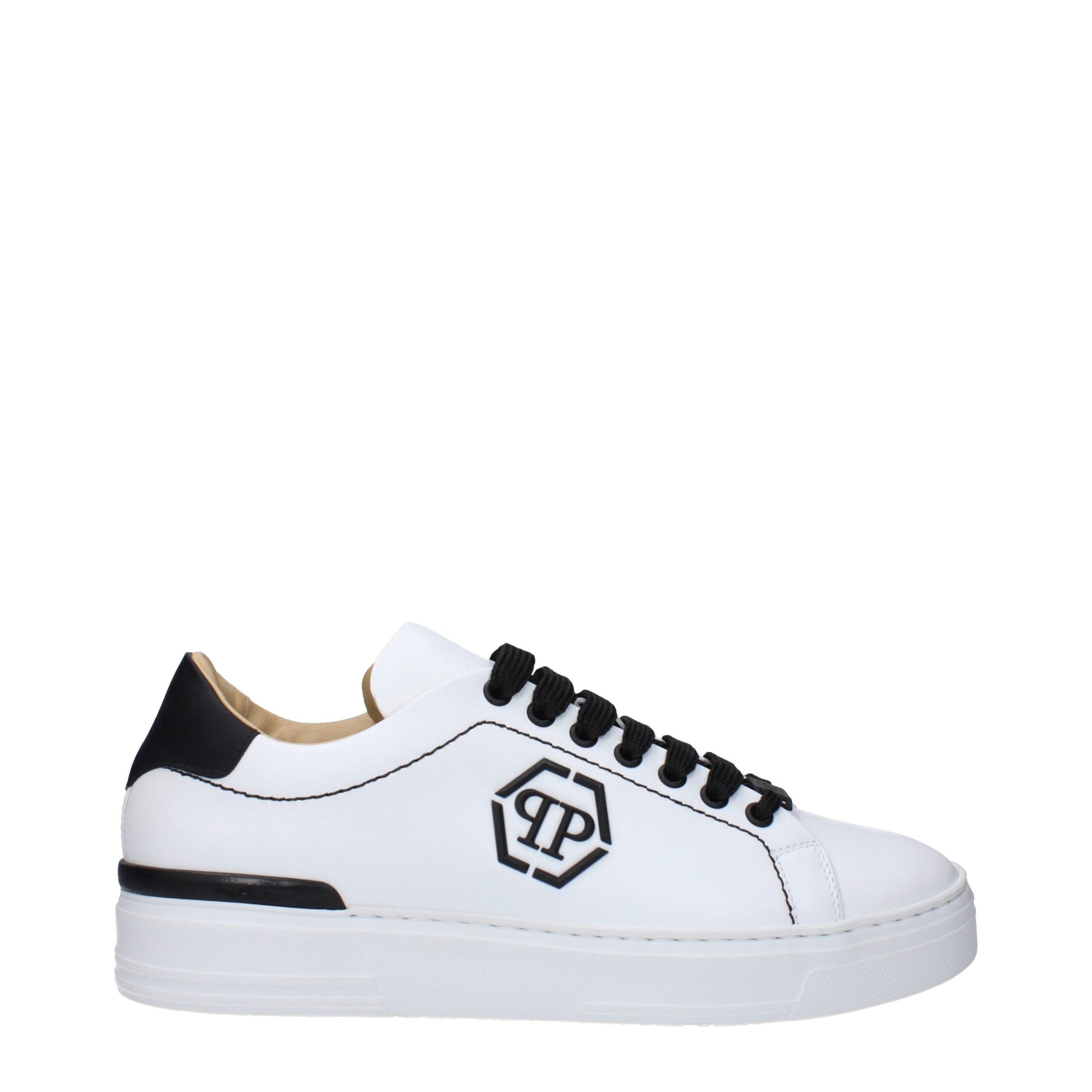White Leather Low Tops