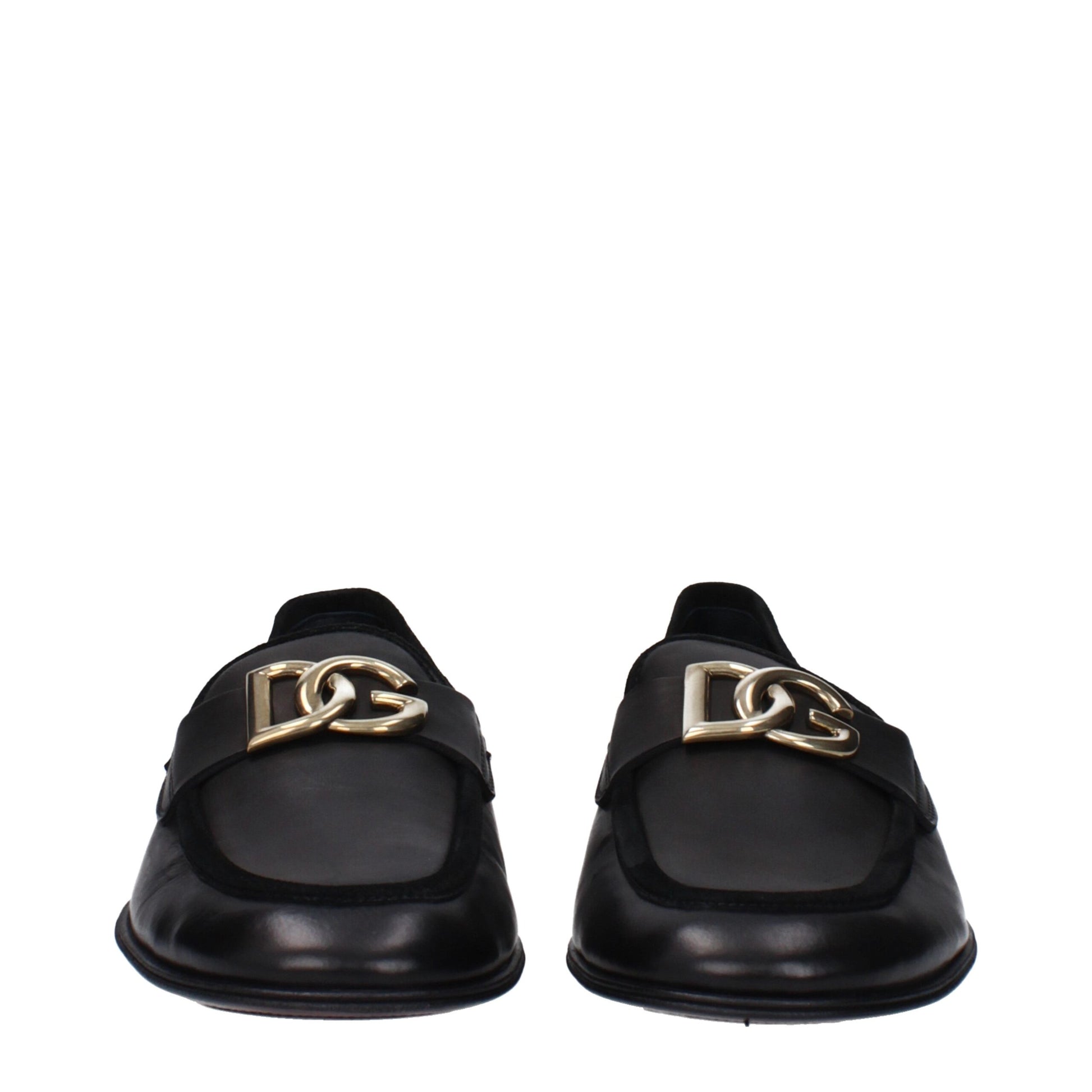 Black Leather Loafer