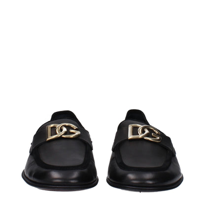 Black Leather Loafer