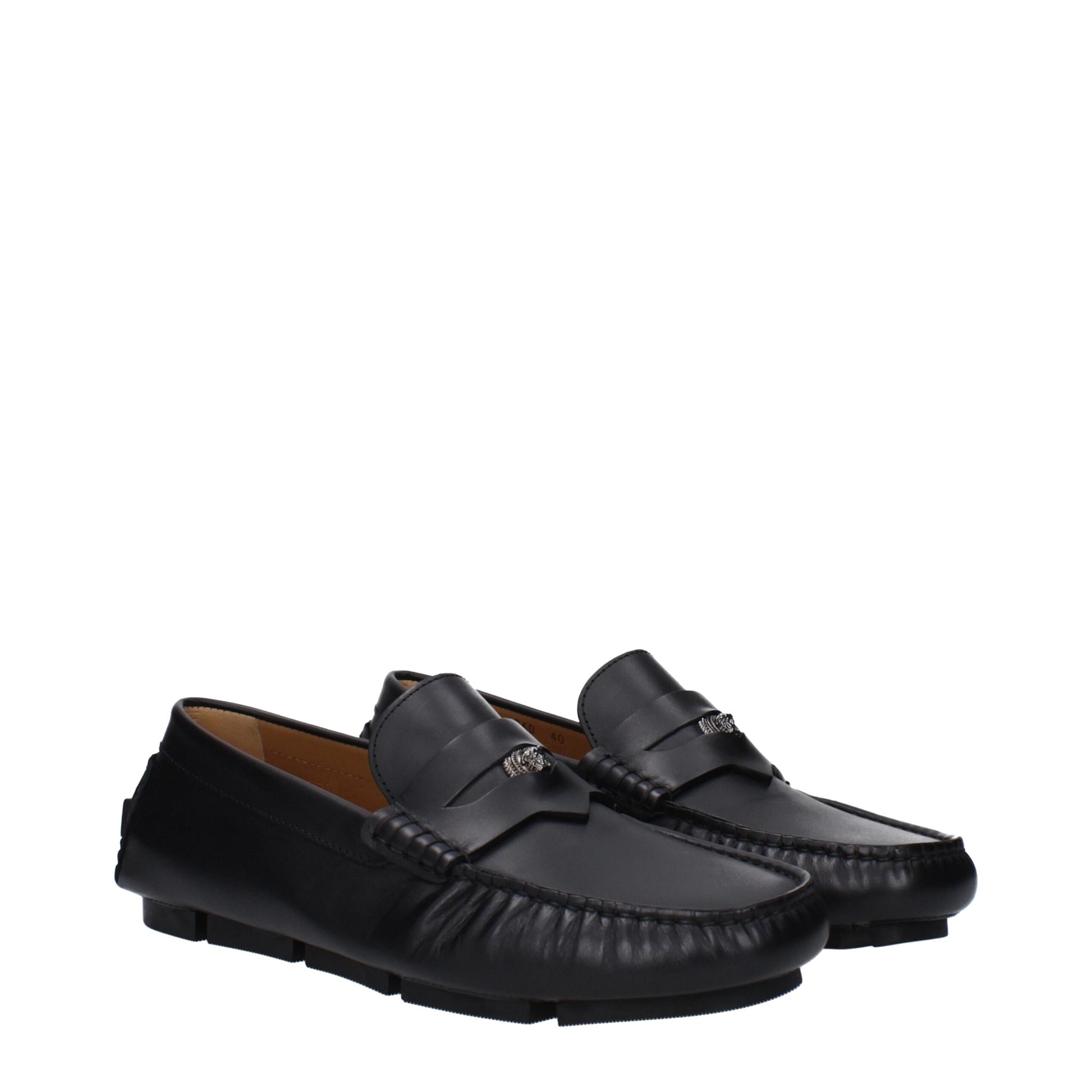 Black Leather Loafer