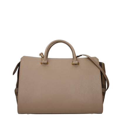 Beige Leather Handbags
