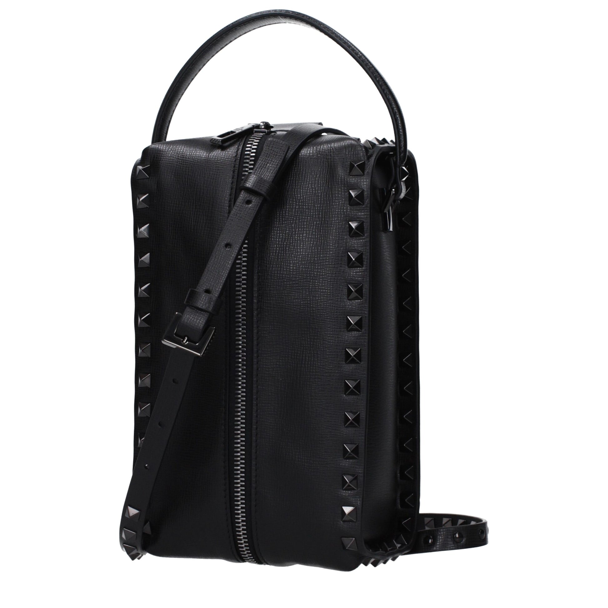Black Leather Clutch Bags