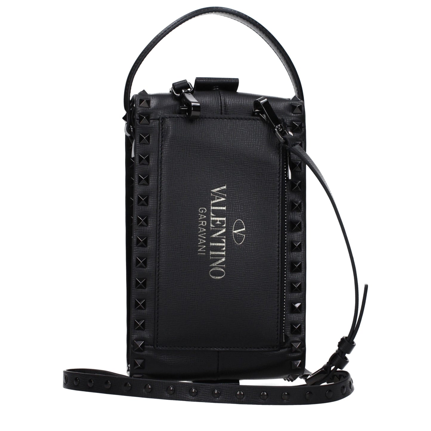Black Leather Clutch Bags