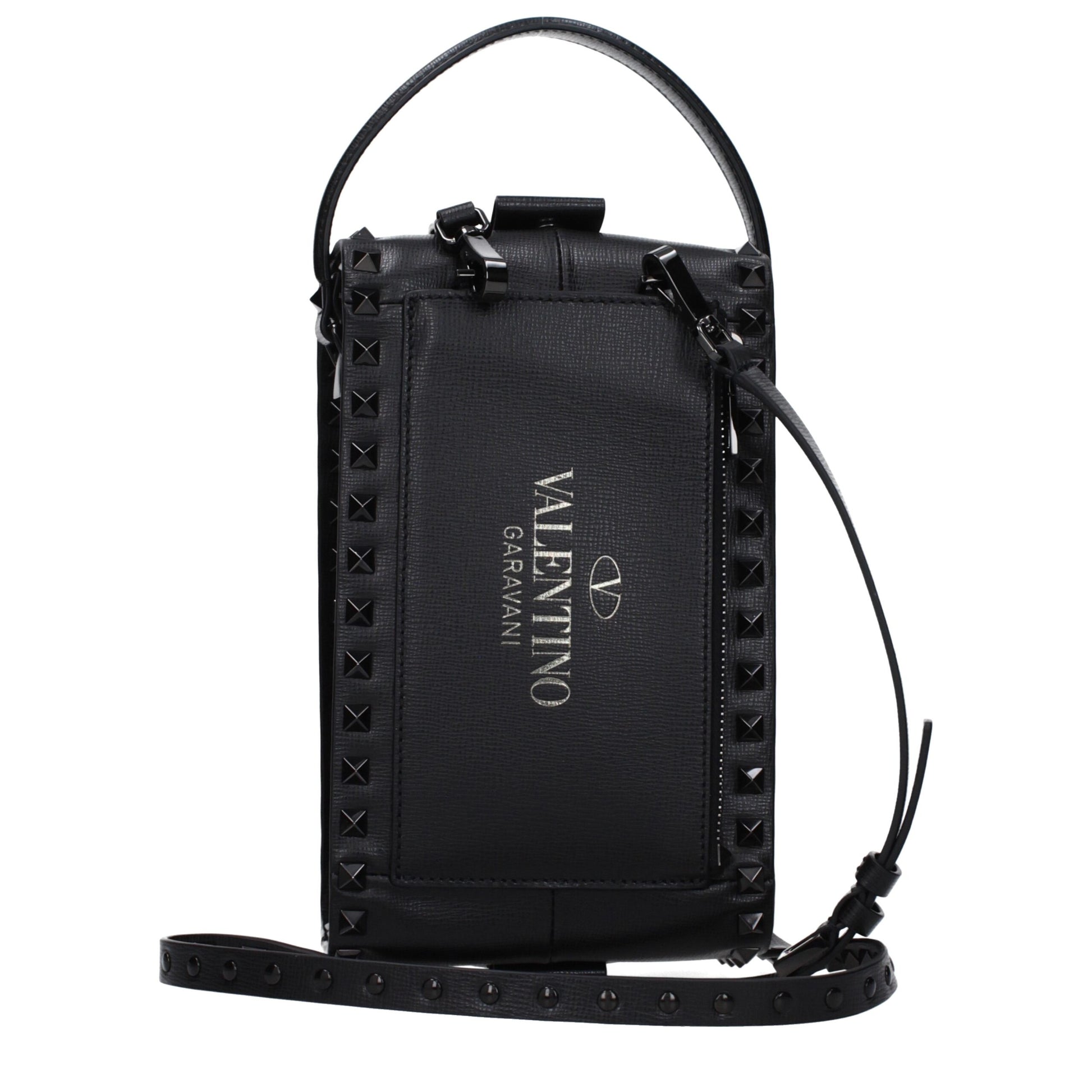 Black Leather Clutch Bags