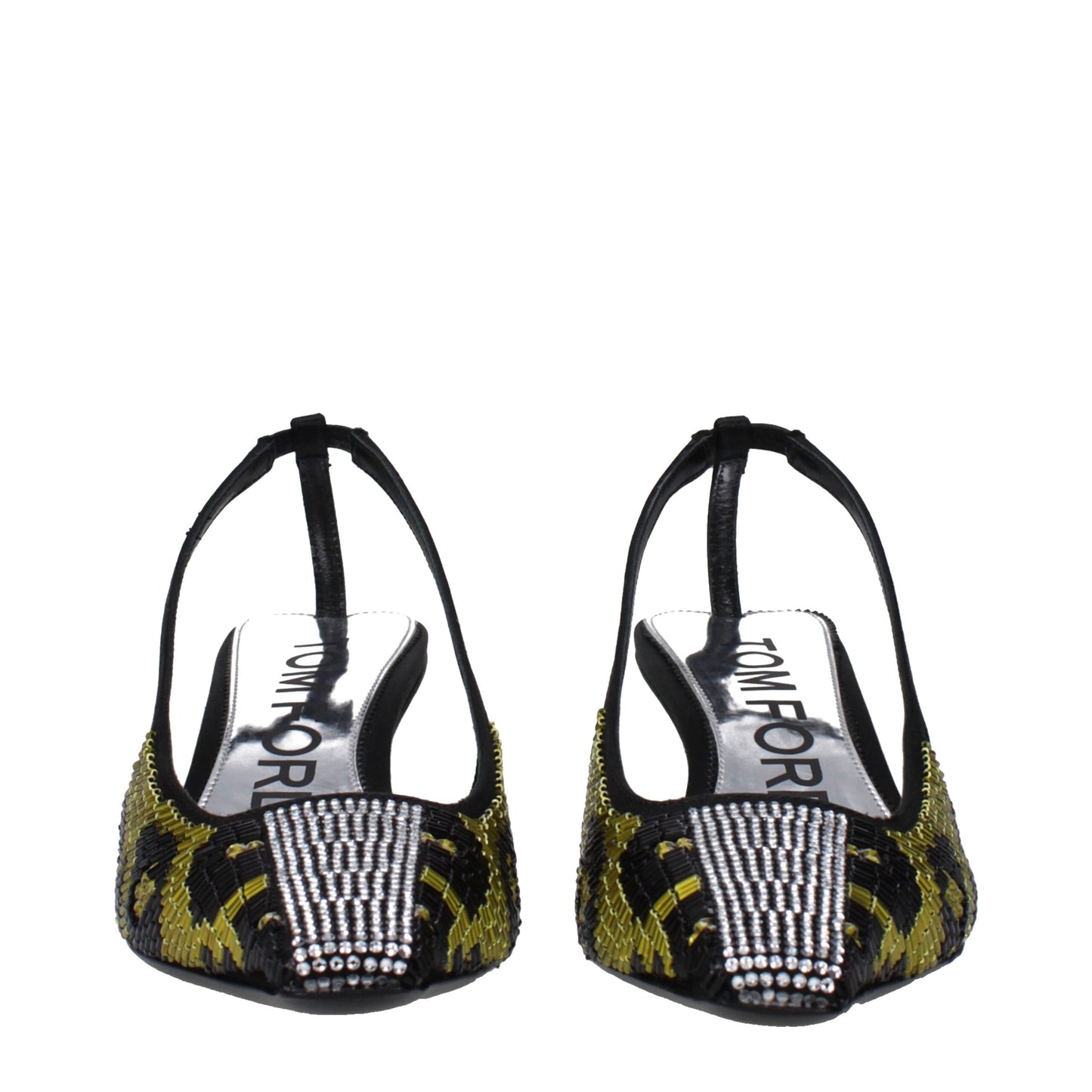 Yellow Satin Sandal