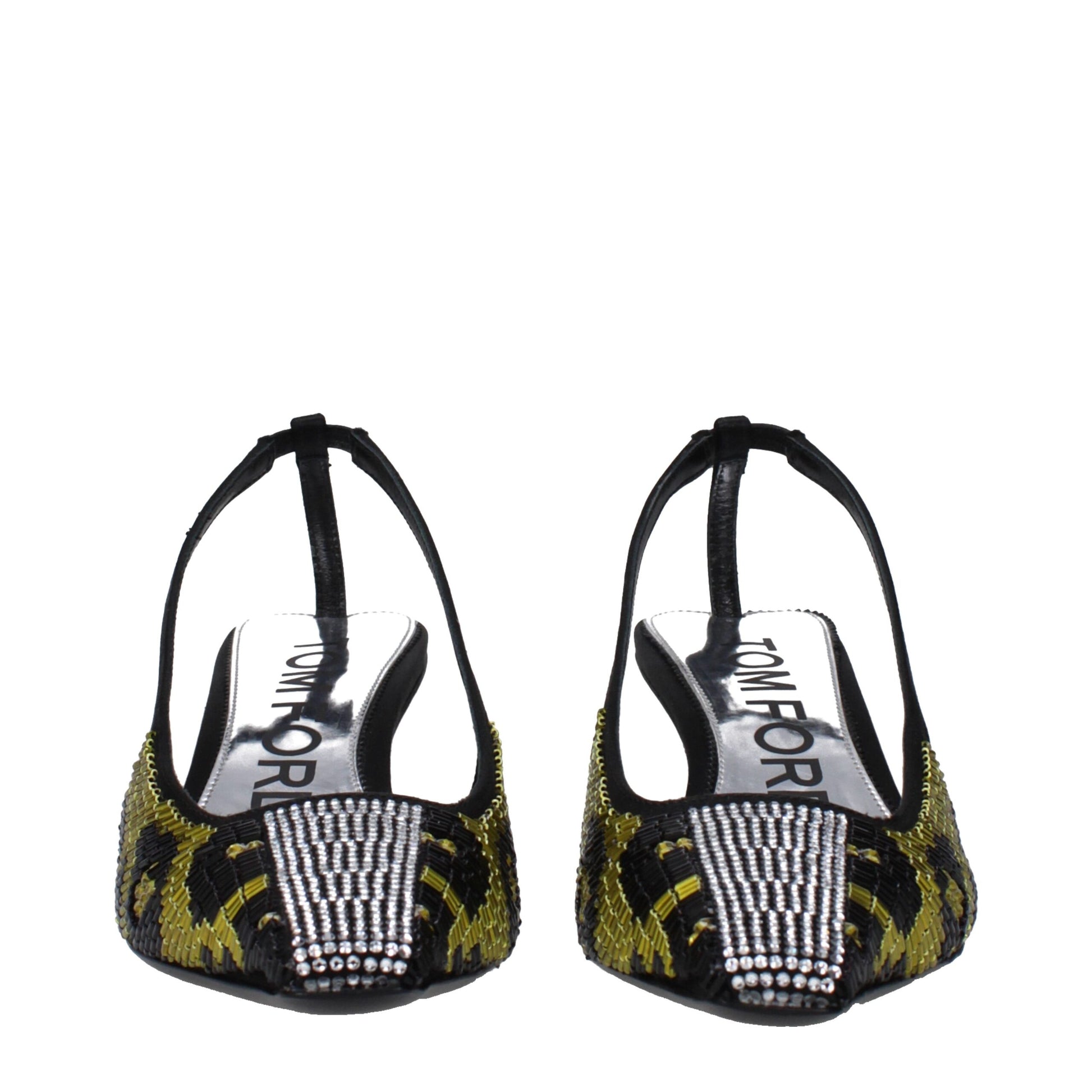 Yellow Satin Sandal