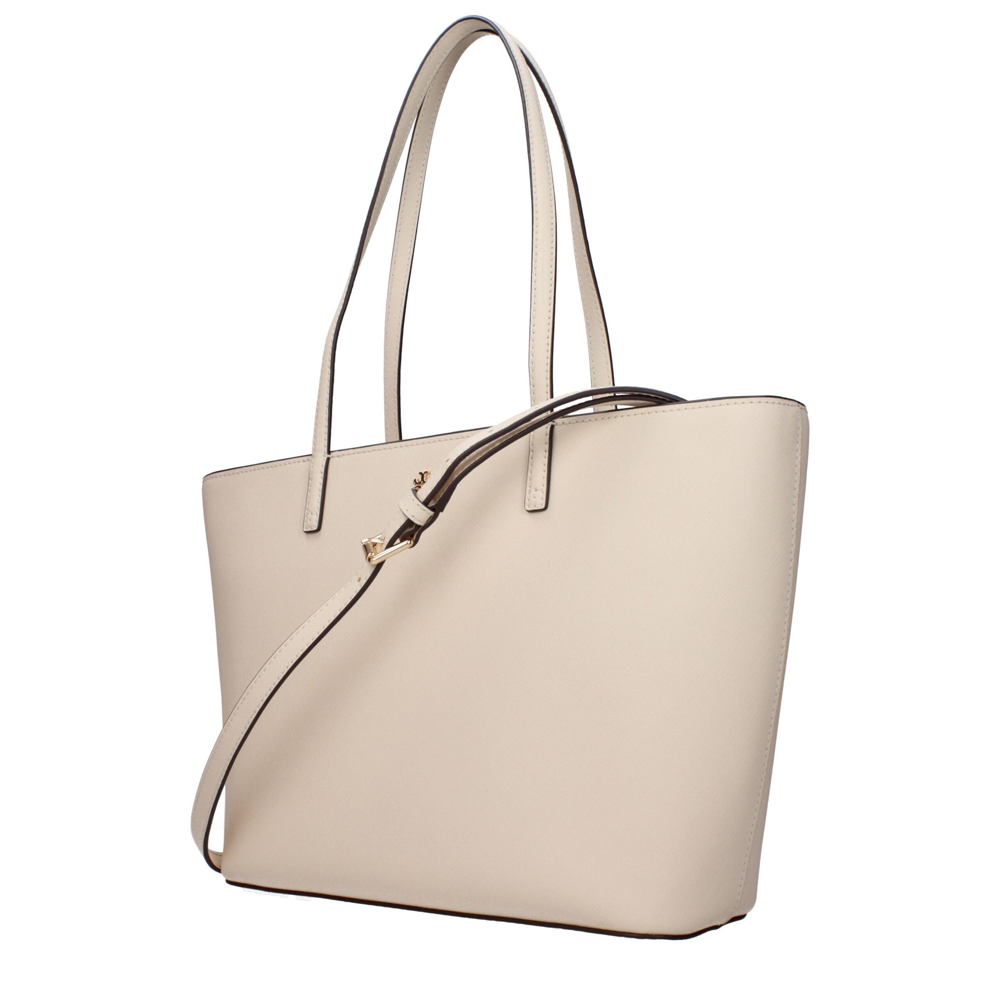 Beige Leather Shoulder Bags