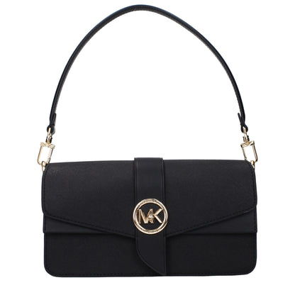 Black Leather Shoulder Bag
