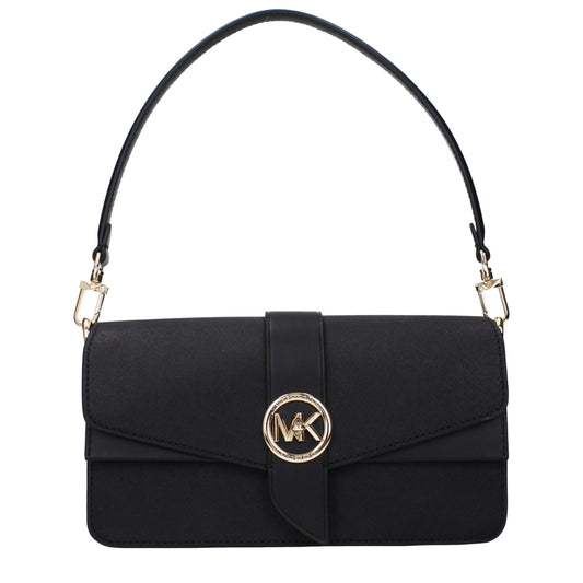 Black Leather Shoulder Bag