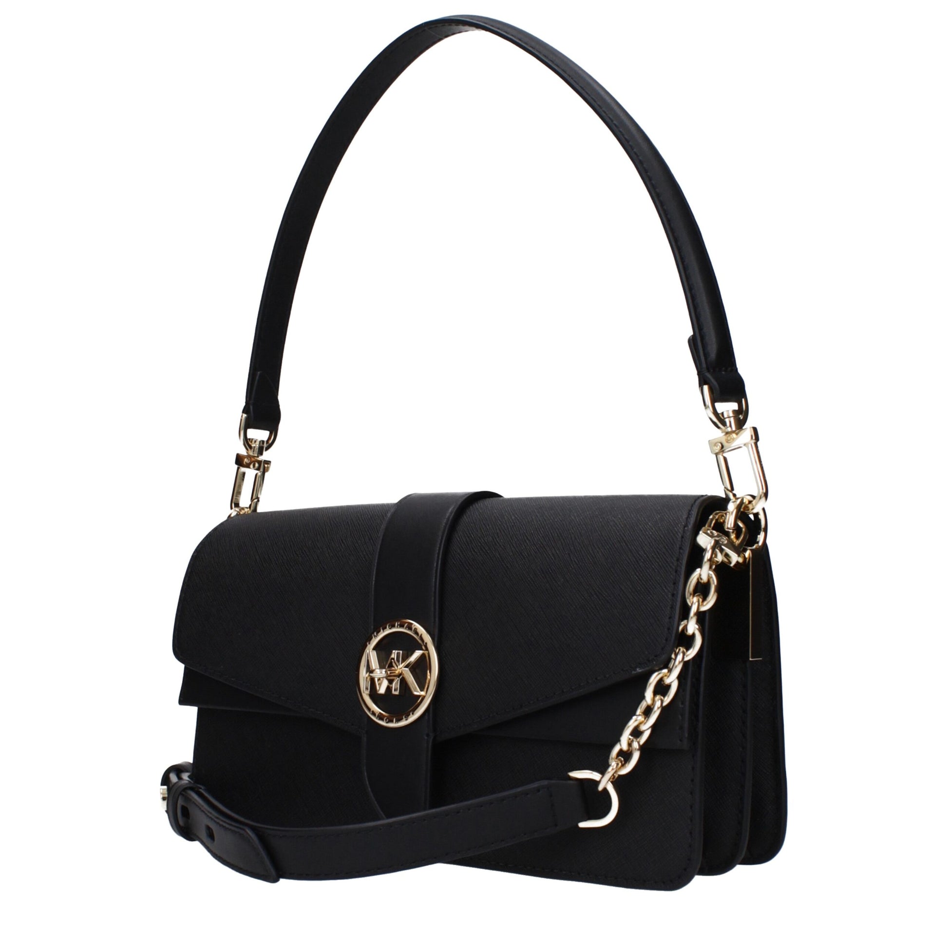Black Leather Shoulder Bag