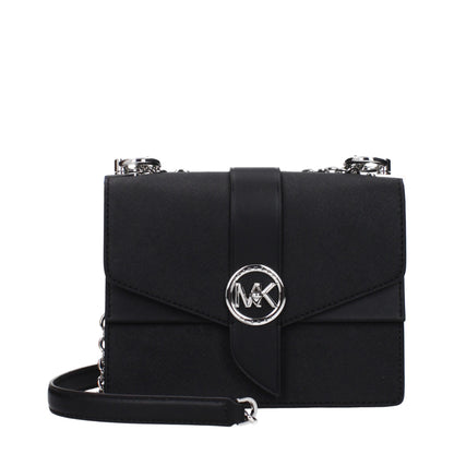 Black Leather Shoulder Bag