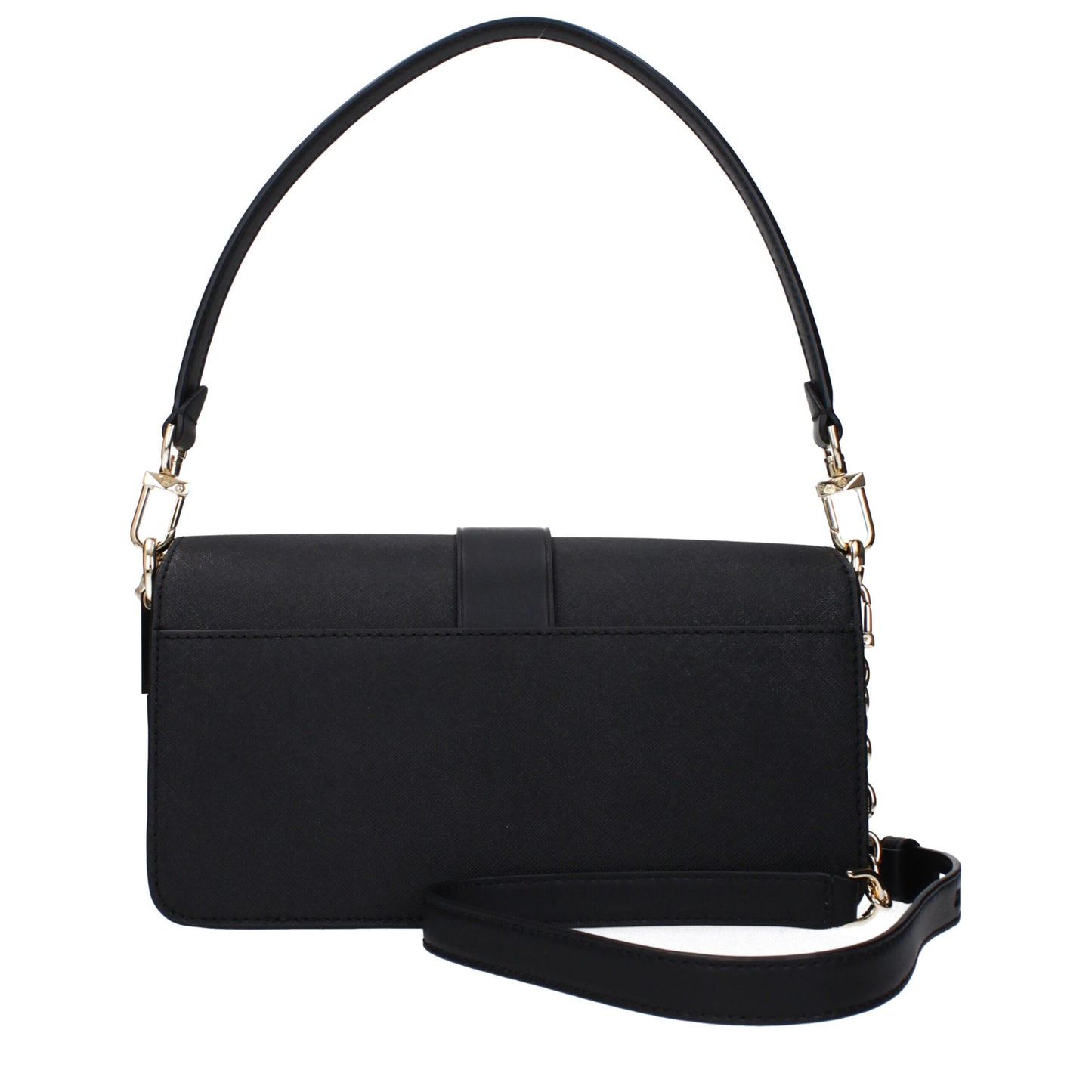 Black Leather Shoulder Bag