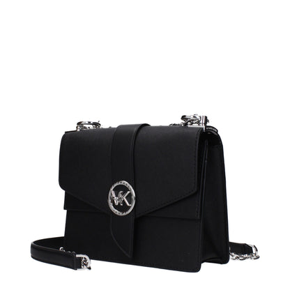 Black Leather Shoulder Bag