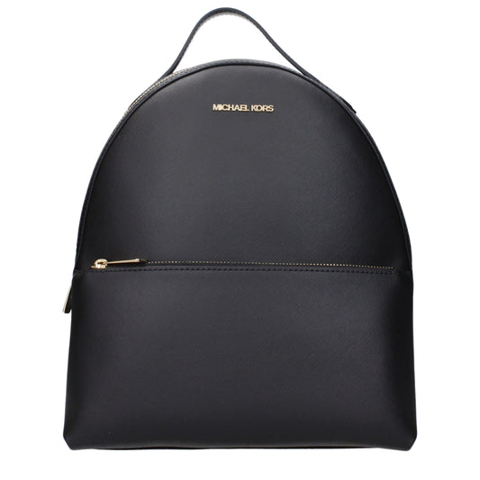 Black Leather Backpacks