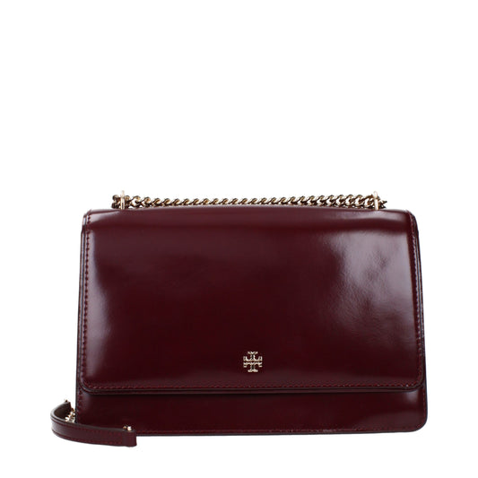 Red Leather Crossbody Bag
