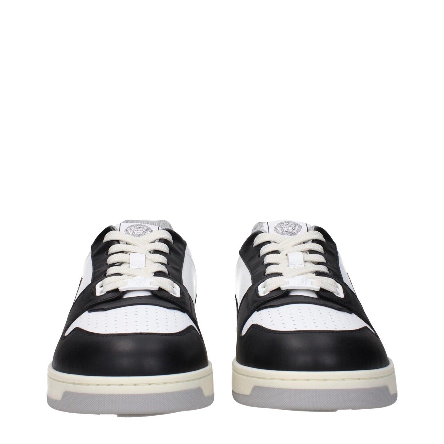 White Leather Low Tops