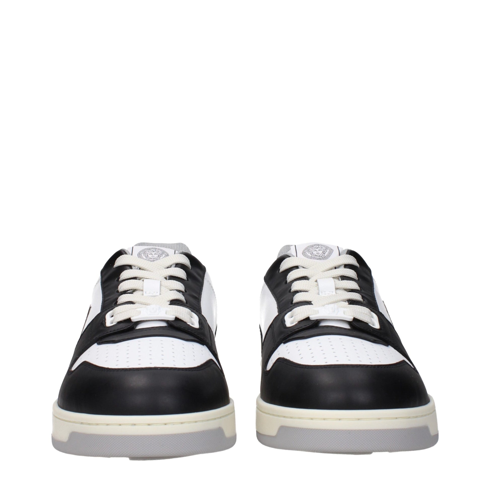 White Leather Low Tops