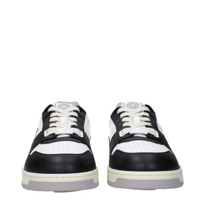 White Leather Low Tops