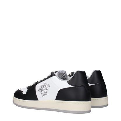 White Leather Low Tops
