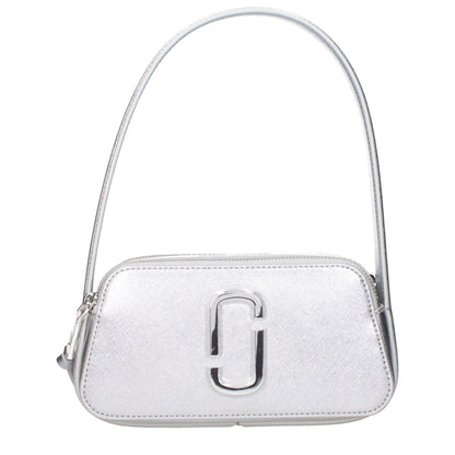 Gray Leather Shoulder Bags