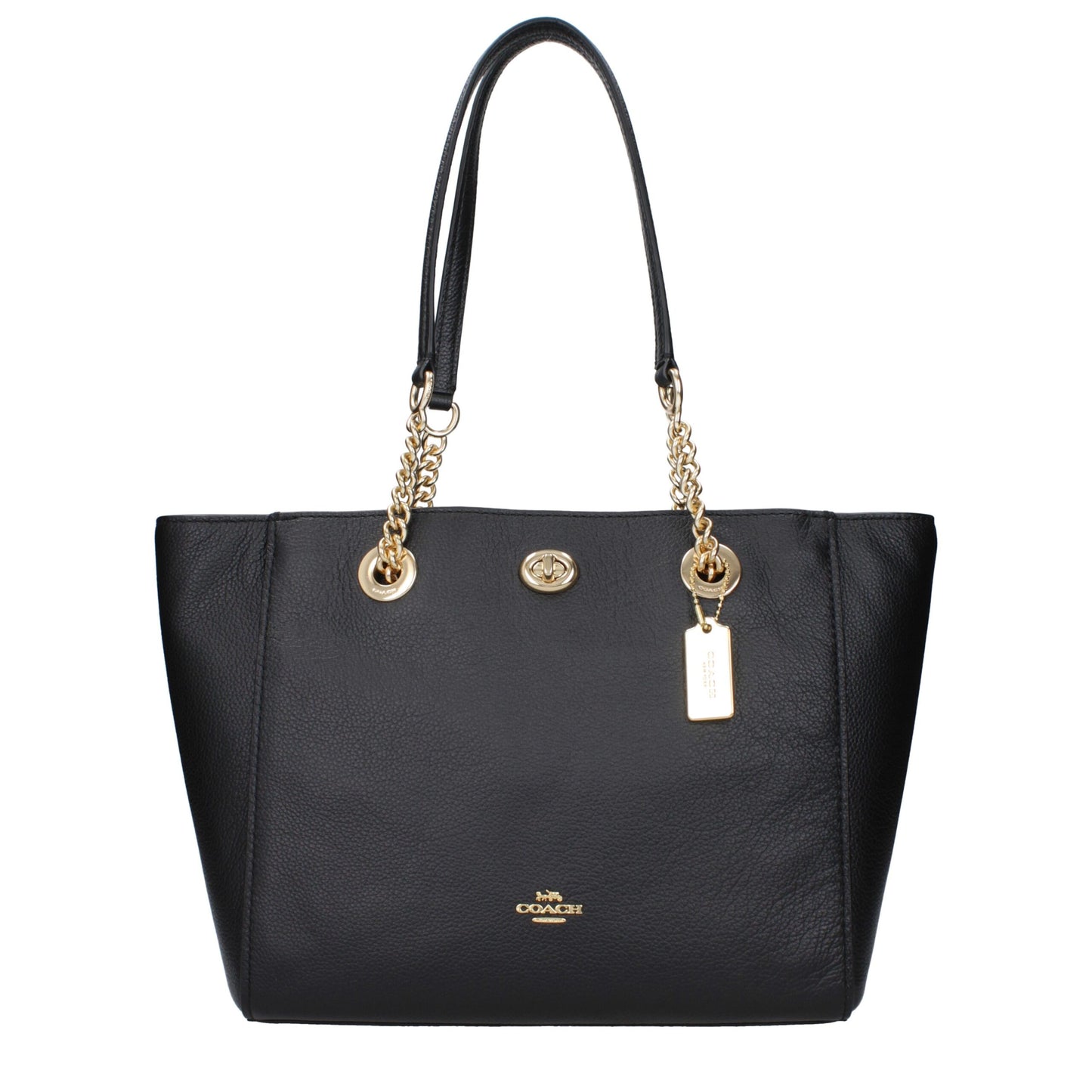 Black Leather Shoulder Bag